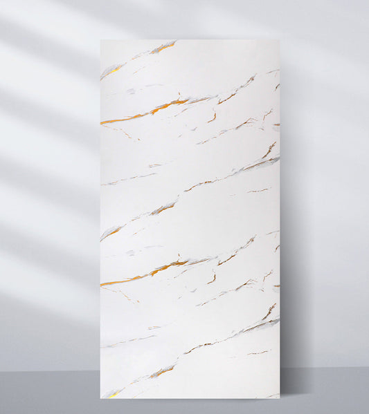 PVC Marble Sheet New Era Wall Panels Caramel Vein Marble