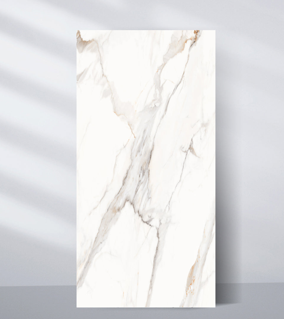 Amber Vein Luxury Marble Veneer Wall Panels - Seamless Connection | Book Match Design - New Era Wall Panels