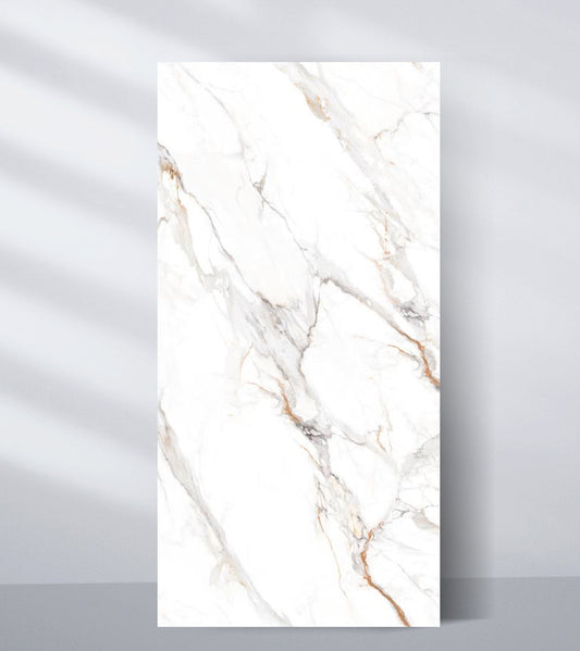 PVC Marble Sheet New Era Wall Panels Whitewave Azure Marble