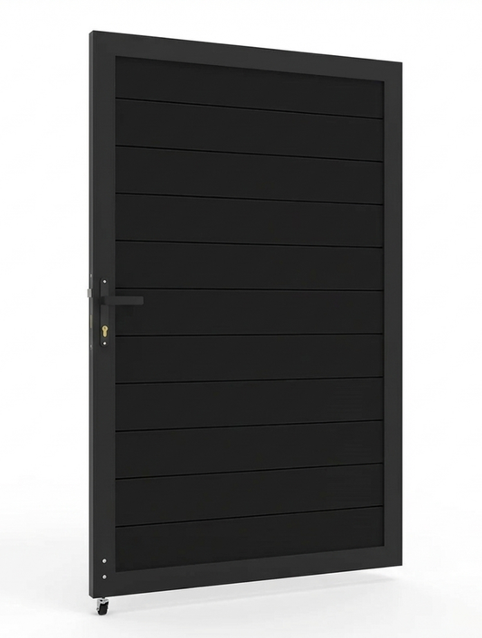 Aluminum Premium Fence Gate 4x6 – Modern, Heavy Duty, Full Privacy