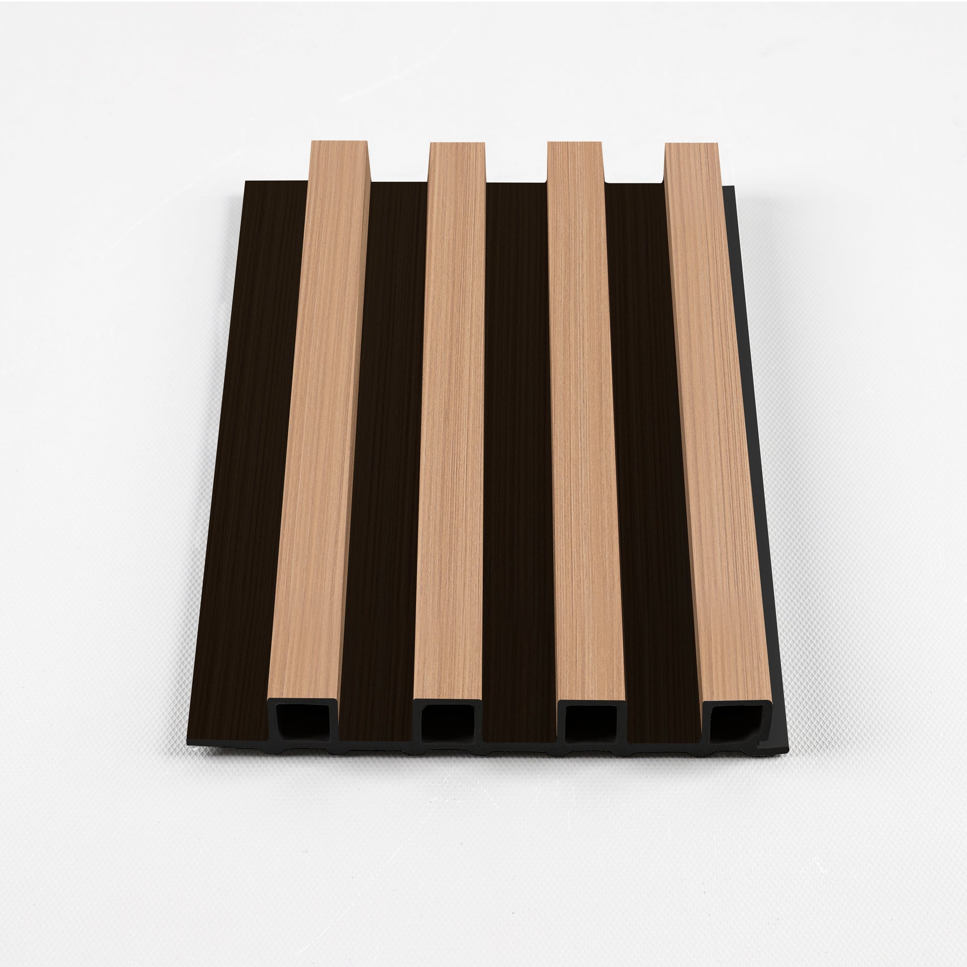 Maple Slate Black WPC Fluted 3D Wall Panels. New Era Wall Panels