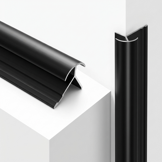 Aluminum Alloy Round Outside Corner Trim