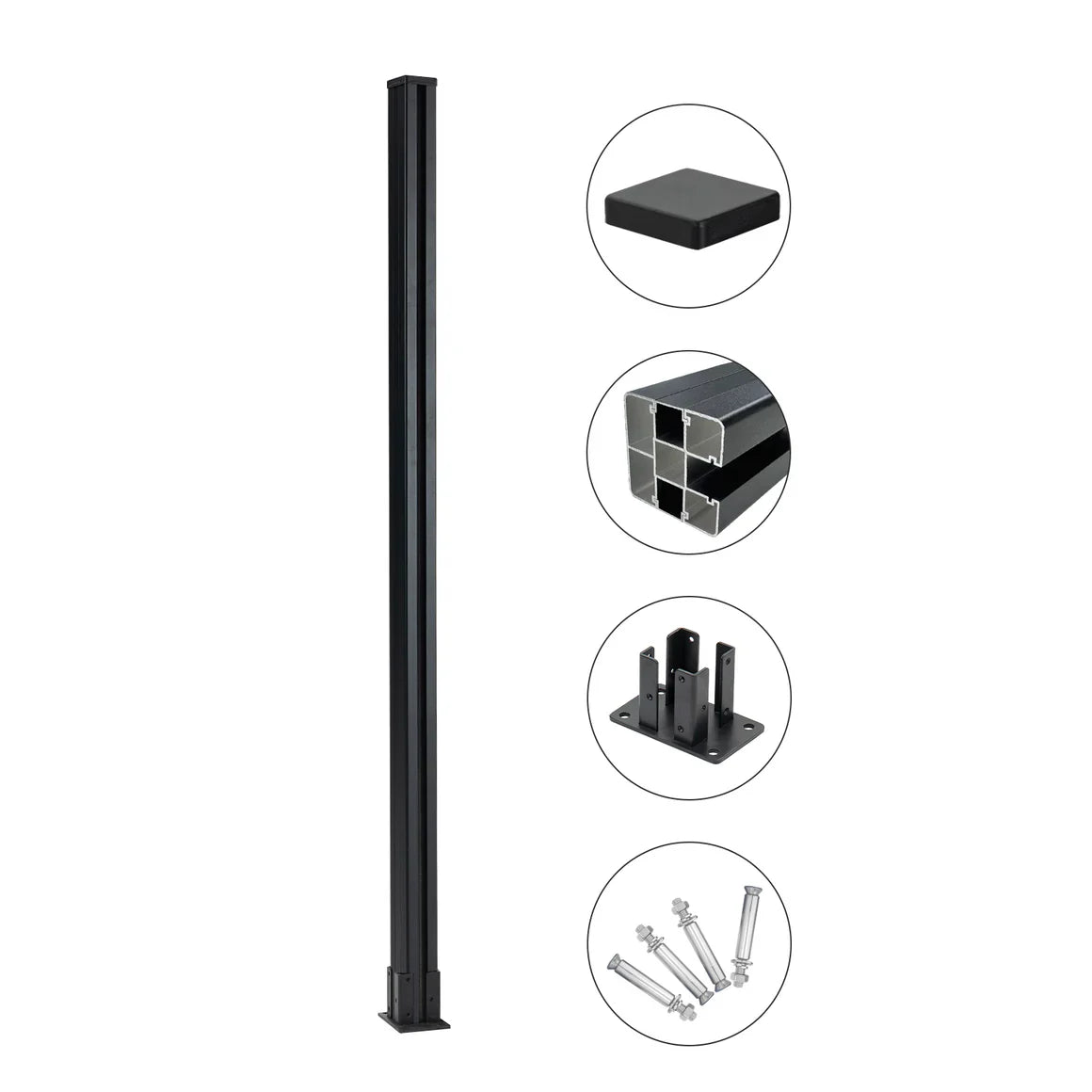 6 Ft Above Ground Fence Post