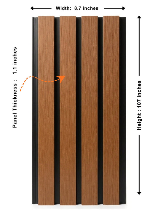 Brown and Black WPC Composite Exterior Wall Cladding with Brushed Texture
