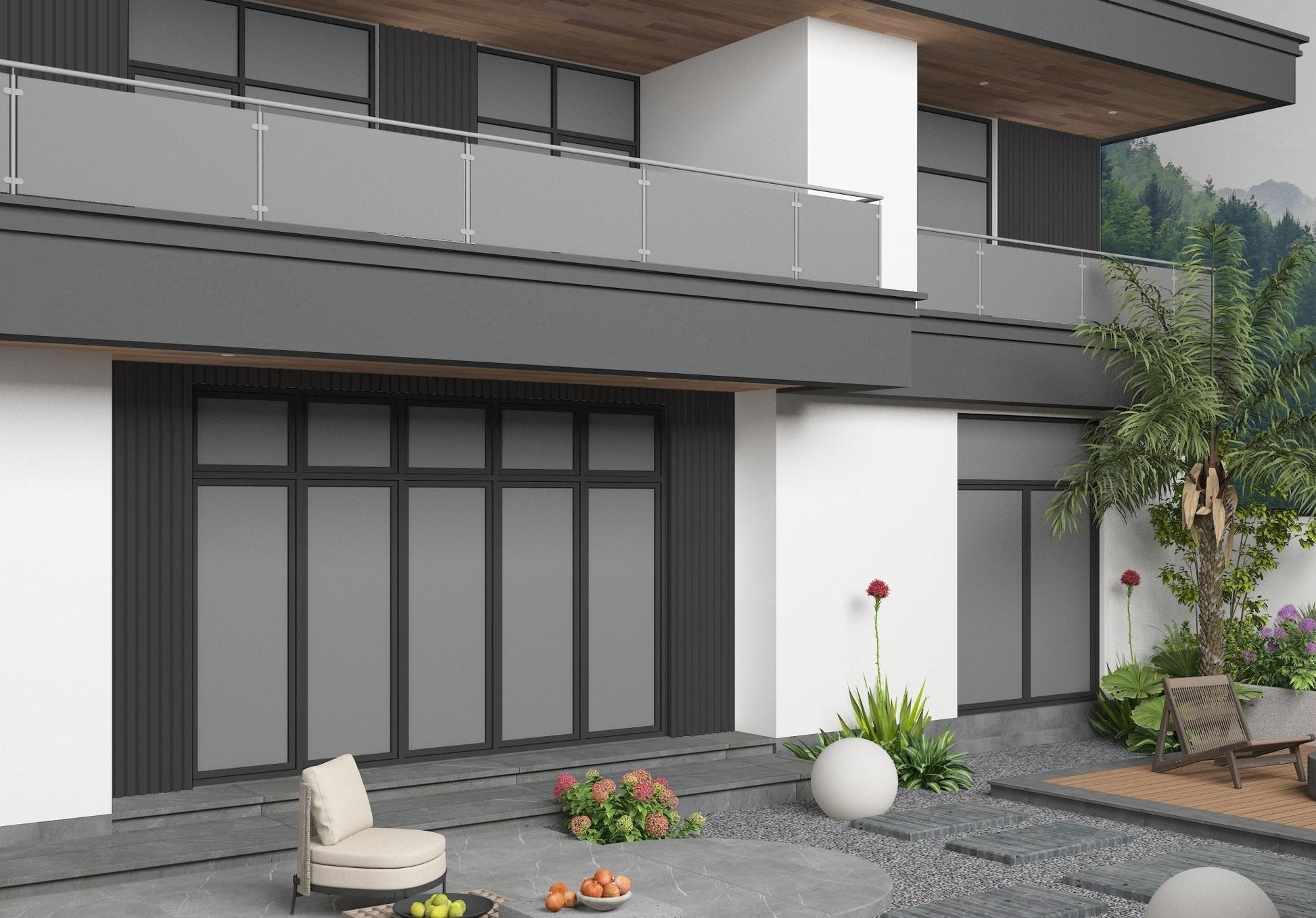 Black Composite Siding