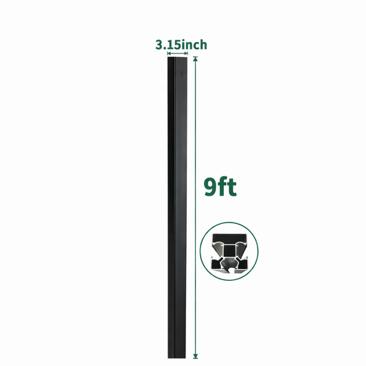 9 Ft Gate post Heavy duty