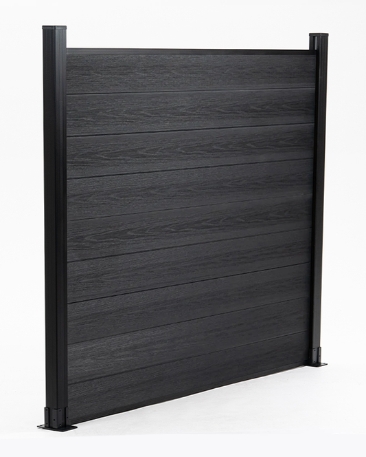 Composite  Fence Co-extrusion Wholesale Discounted Price -Black - New Era Wall Panels