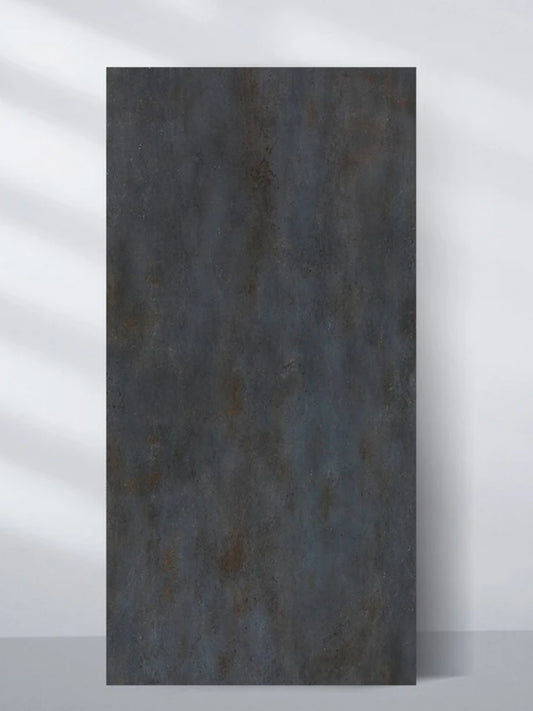 Dark Charcoal Stone Panels - Waterproof Rough Texture PVC Sheets