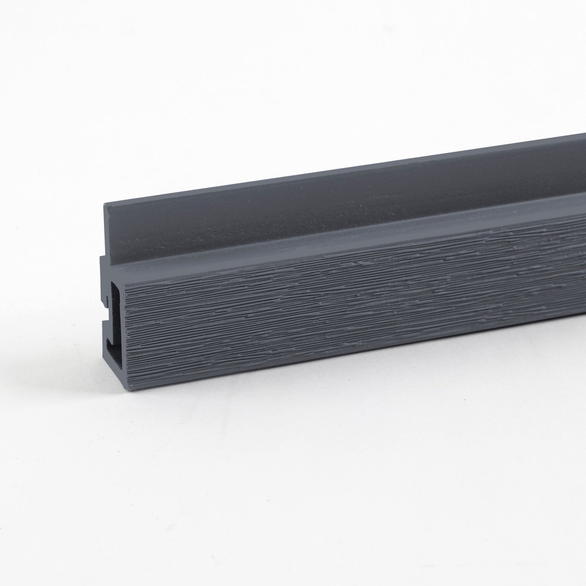 Premium composite cladding wide corner trim with a sleek wooden finish, ideal for NJ homes, durable and stylish.