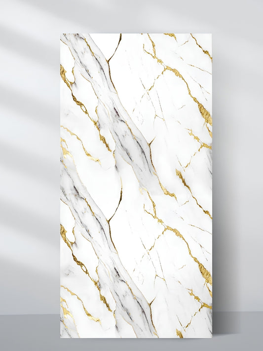 Luxe Gold Vein PVC Wall Panel | 4x8 ft Waterproof