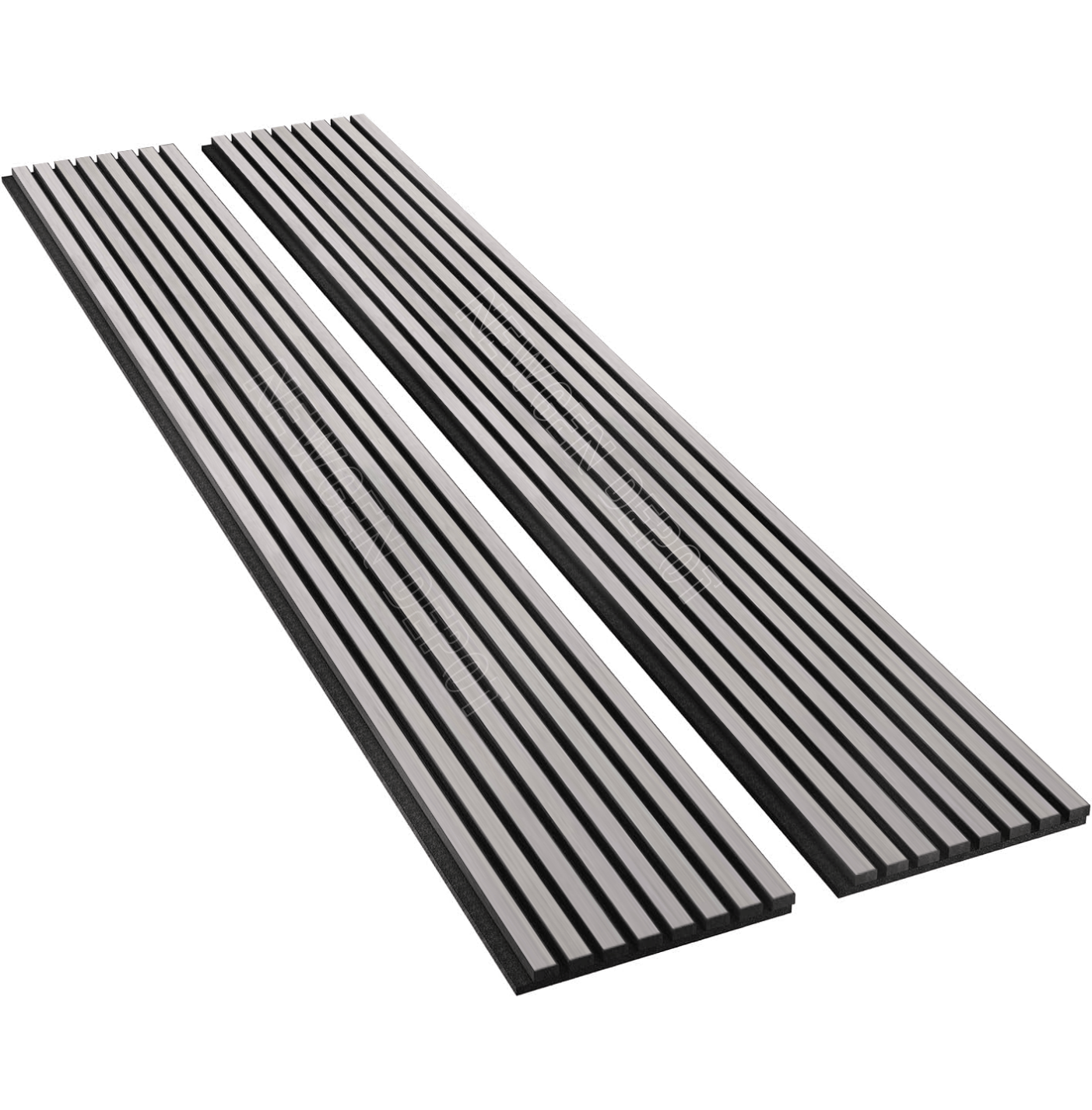 Luxury Gray Oak Acoustic Slat Wall Panels. New Era Wall Panels