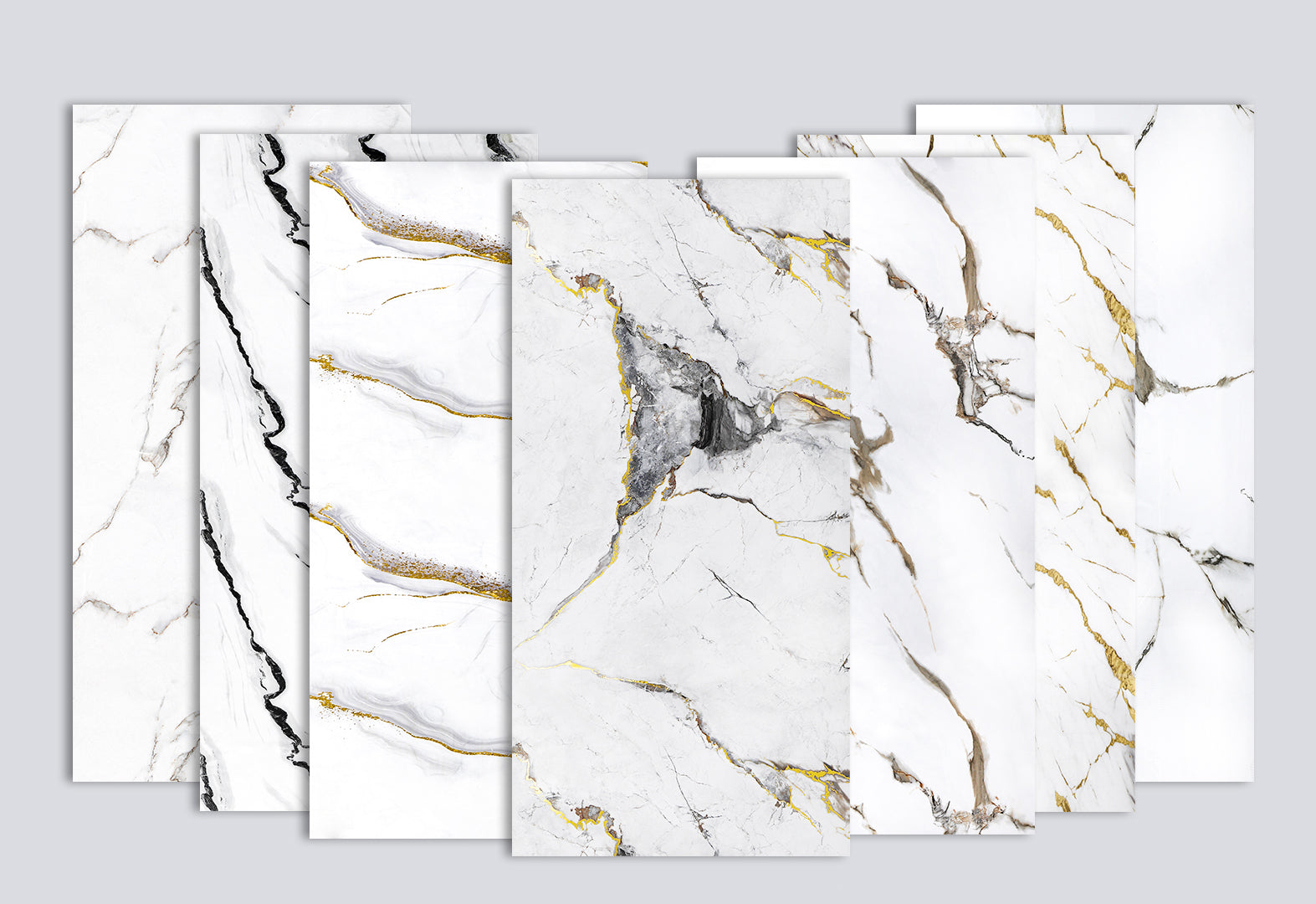 Pvc Marble Sheet Royal Glacier Gold. New Era Wall Panels