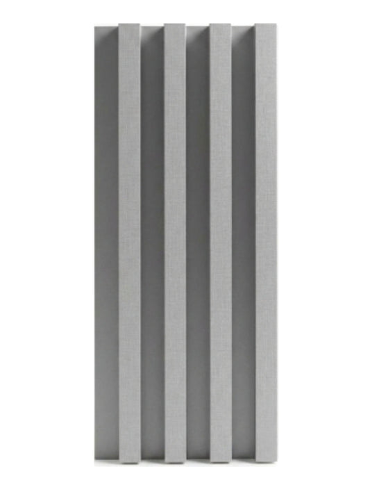 White linen WPC Fluted 3D Wall Panels | 42.9 sq. ft./Box
