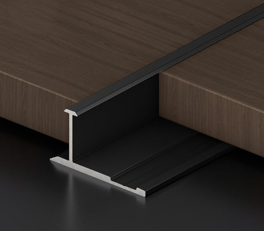 Aluminum Wall Panel Trim H Joint Clip - Black Color