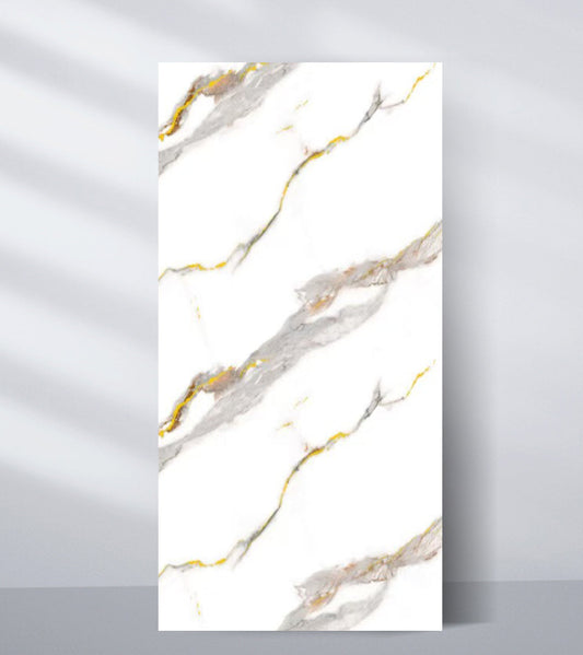 PVC Marble Sheet New Era Wall Panels Silver Stream Marble