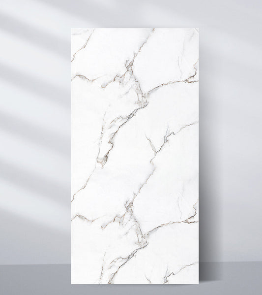 PVC Marble Sheet New Era Wall Panels Calacatta White Marble