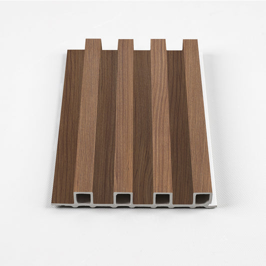 Midnight Elm WPC Fluted 3D Wall Panels. New Era Wall Panels