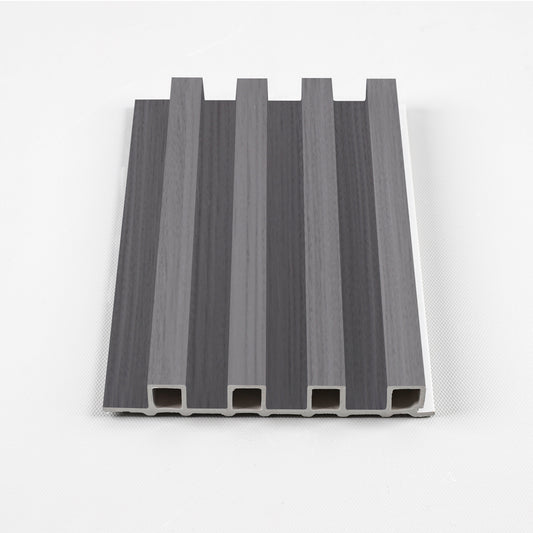 Oak Gray WPC Fluted 3D Wall Panels. New Era Wall Panels