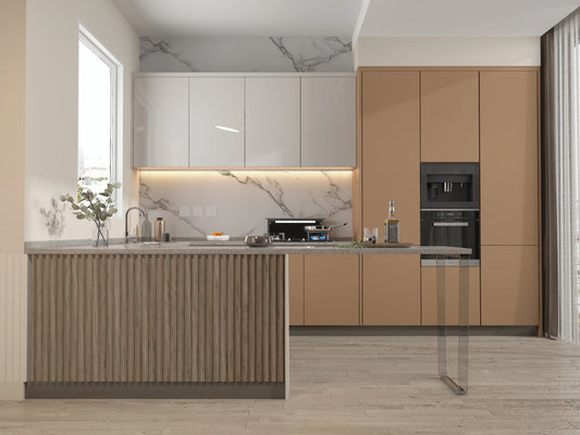 14-Pack Royal Oak WPC Fluted 3D Wall Panels |  68 sq. ft./Box