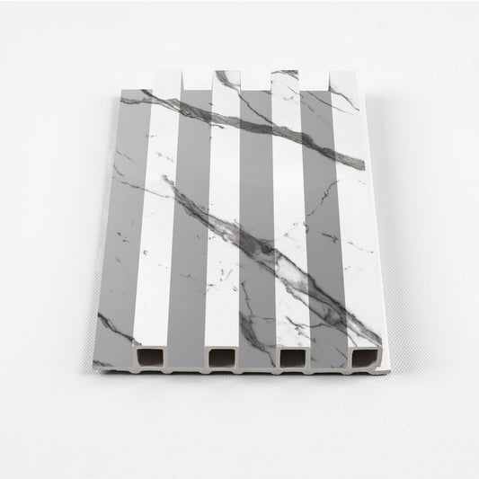Gray Vain WPC Fluted 3D Wall Panels. New Era Wall Panels