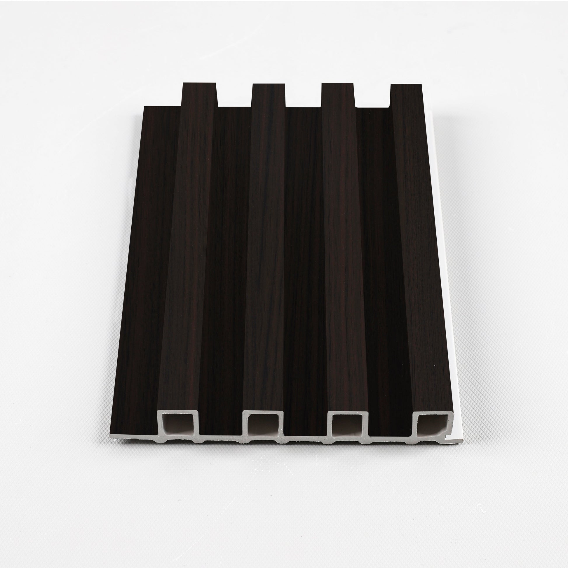 Walnut Ink WPC Fluted 3D Wall Panels. New Era Wall Panels