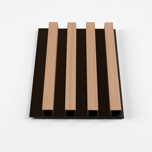 Maple Slate Black WPC Fluted 3D Wall Panels. New Era Wall Panels
