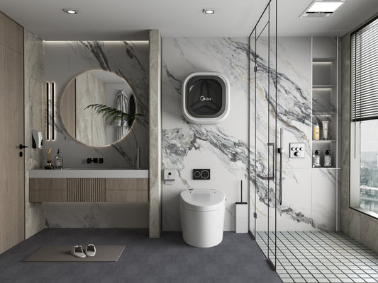 PVC 3D Marble Sheet Regal Harmony Marble. New Era Wall Panels. Bathroom Design From PVC Marble Sheets