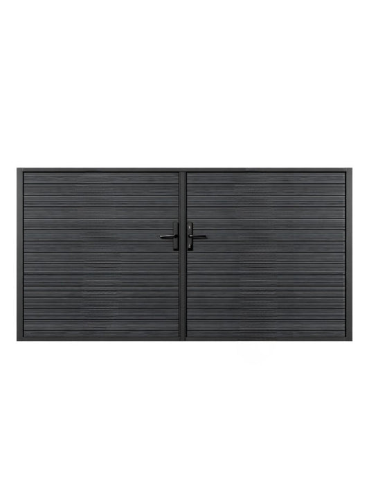 Aluminum Premium Fence Gate 12x6 – Modern, Heavy Duty, Full Privacy