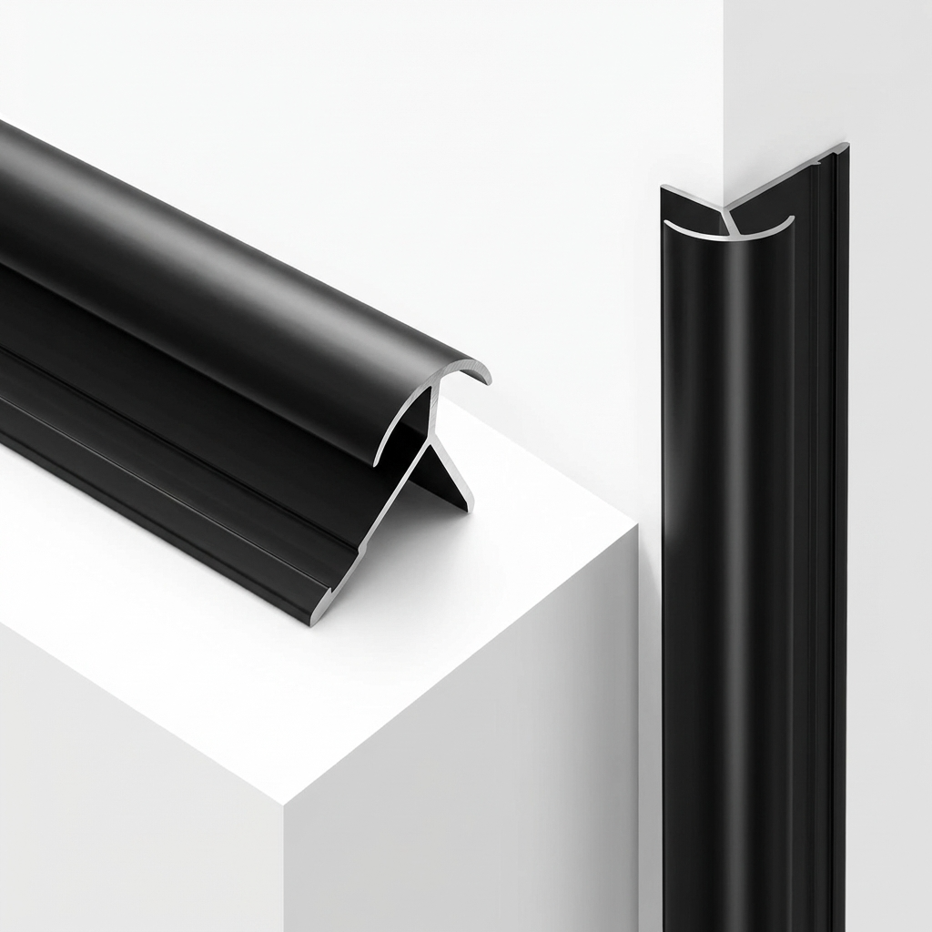 Aluminum Alloy Round Outside Corner Trim