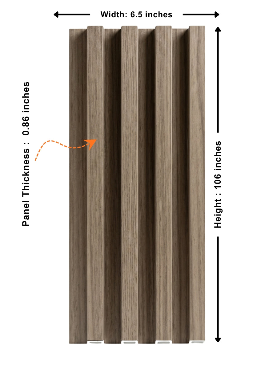 Premium Ask Wood Fluted Wall Panels for Contemporary Wall Décor