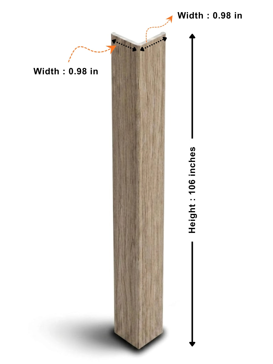Ash Wood Trim 106 Inches