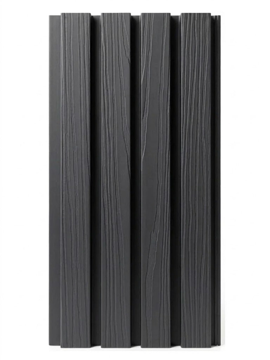 Black Composite Wide Exterior Cladding Panels