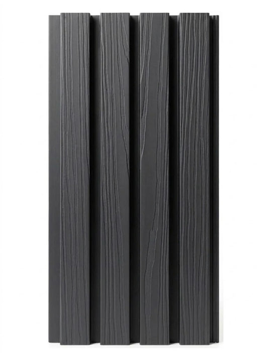 Black Composite Wide Exterior Cladding Panels
