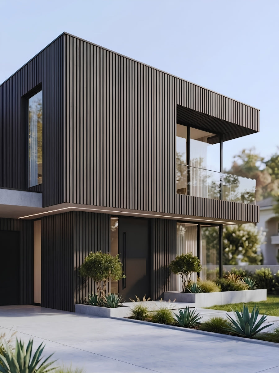 Exterior Composite Siding Panels Black
