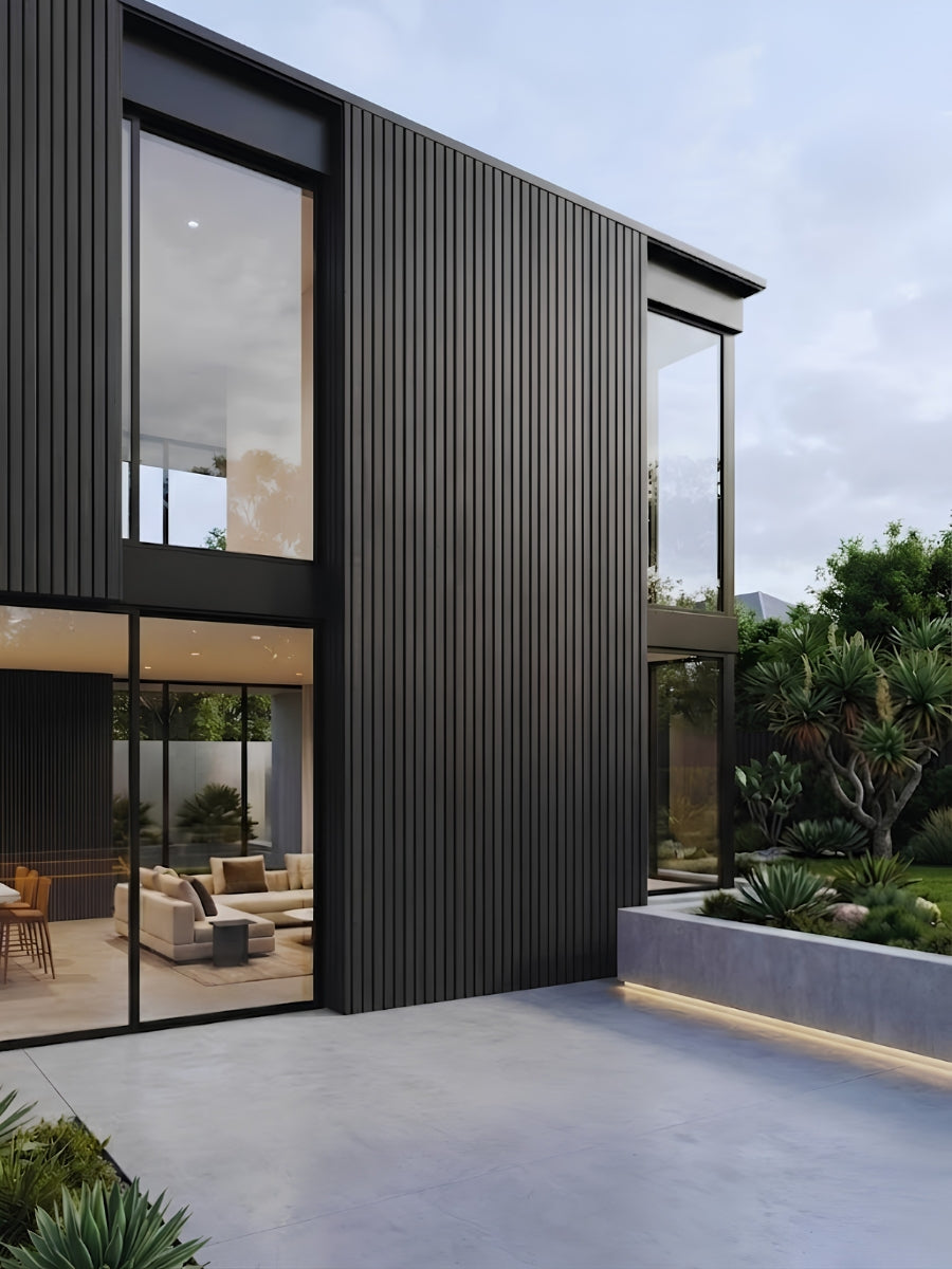 Waterproof Black Composite Cladding