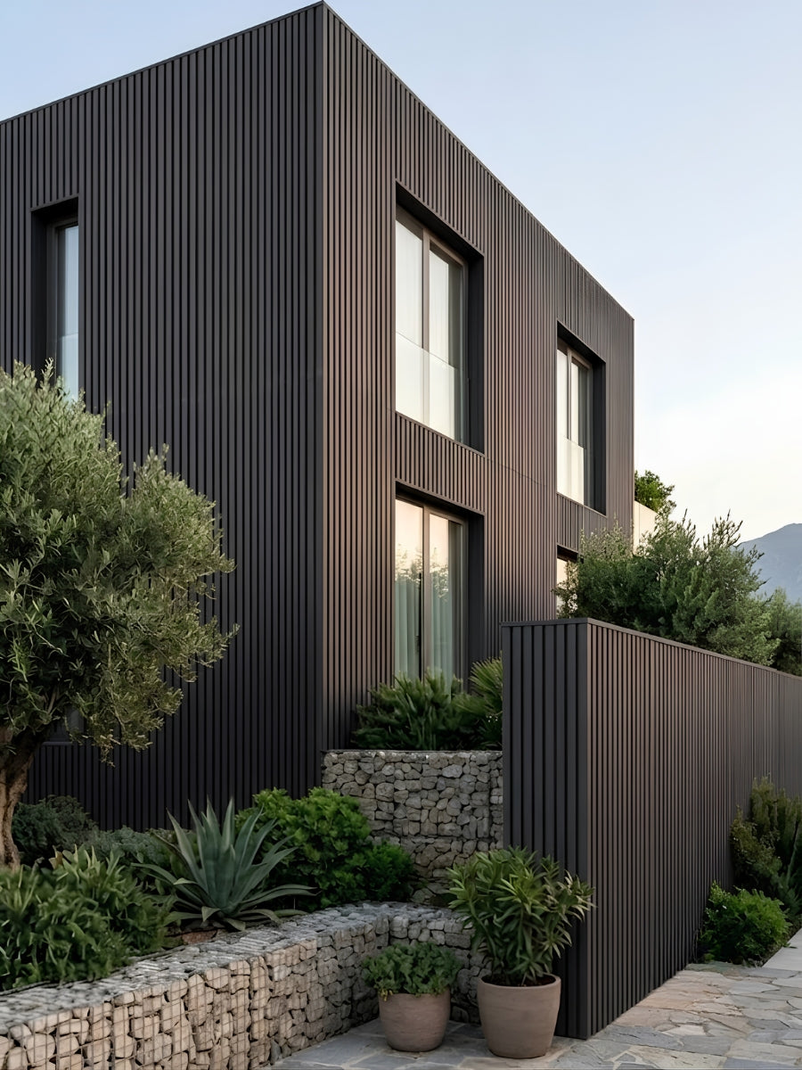 Modern House Black Wall Cladding