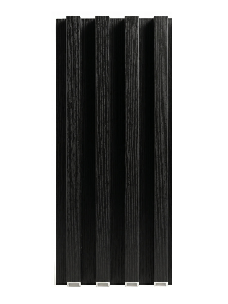 Blackwood WPC Fluted 3D Wall Panels for Modern Interior Design