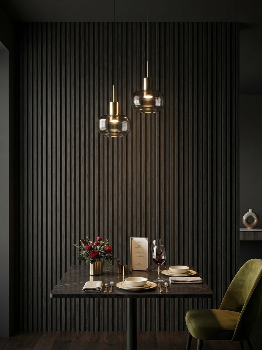 Blackwood WPC Fluted Wall Panels for Contemporary Kitchen Interiors