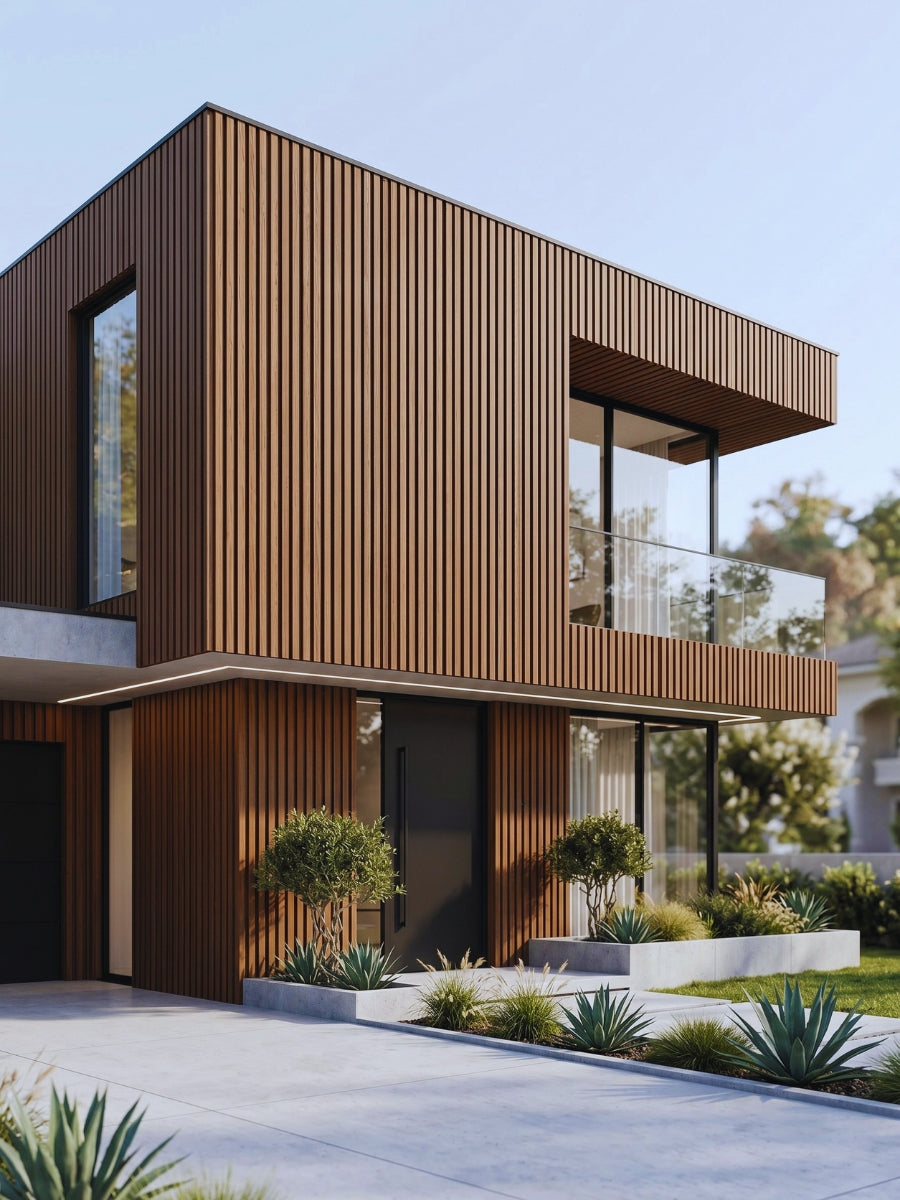 Modern Brown Composite Cladding