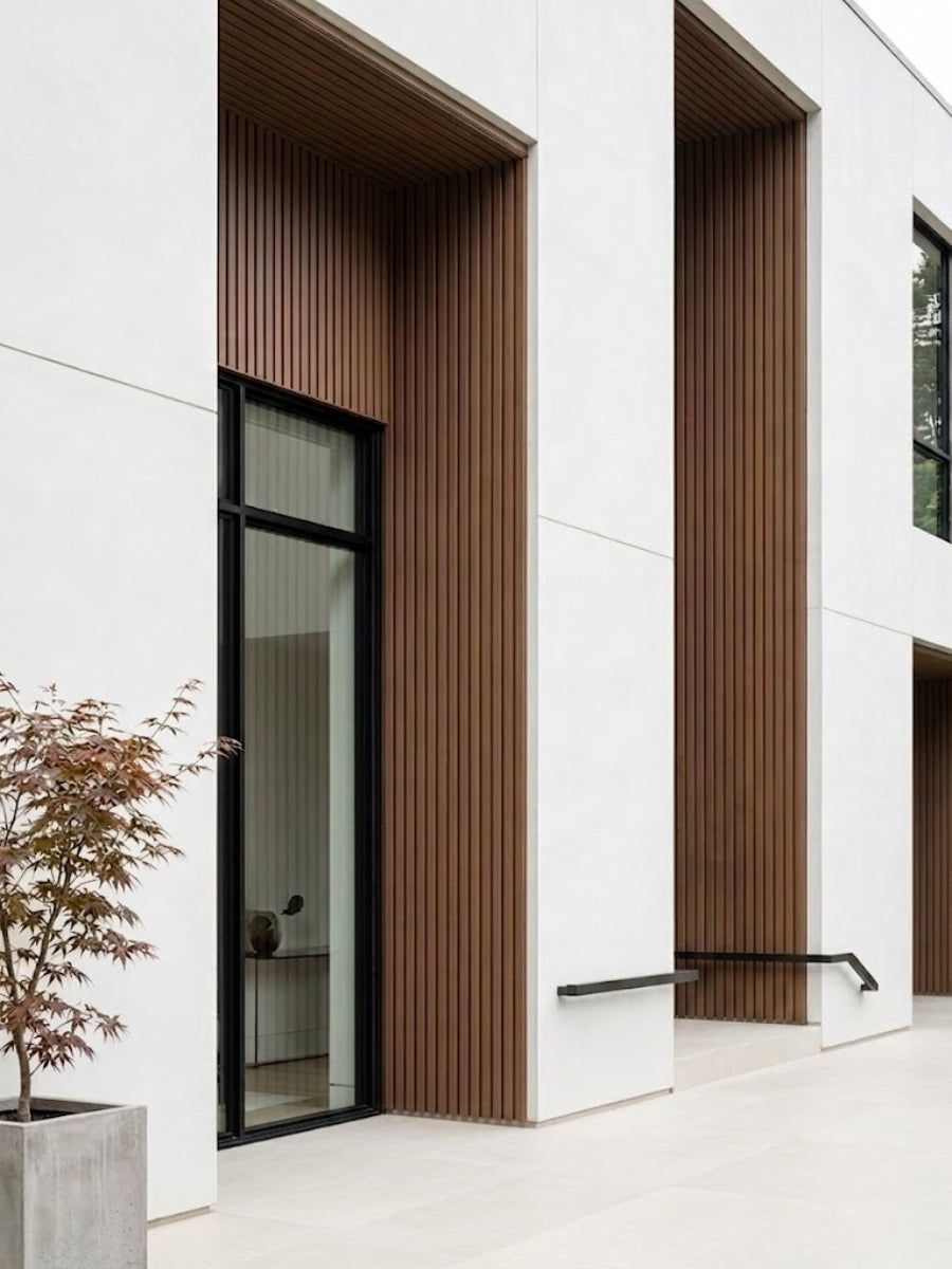 Modern House Brown Wall Panels