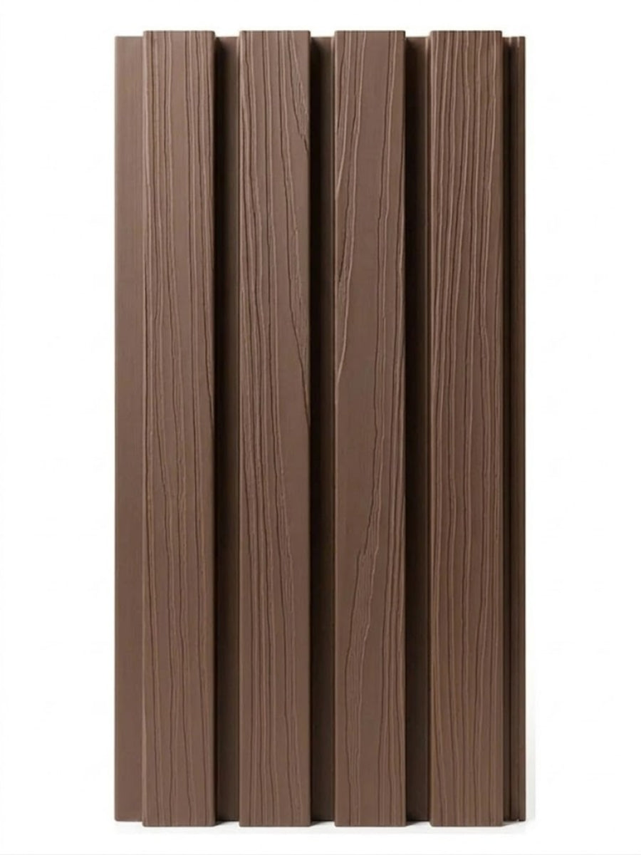 Dark Brown Composite Wide Exterior Cladding | 32.6 Sq. Ft