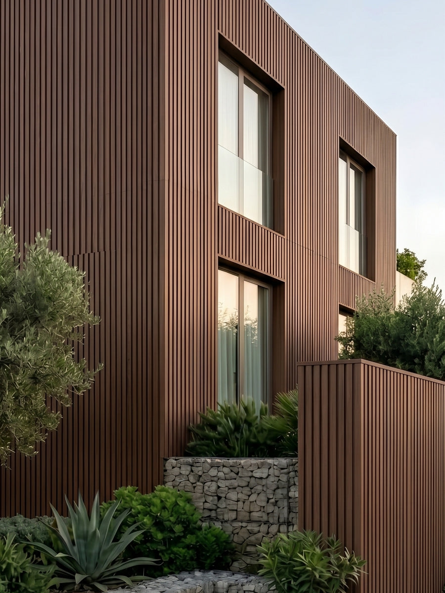 Dark Brown WPC Cladding Boards