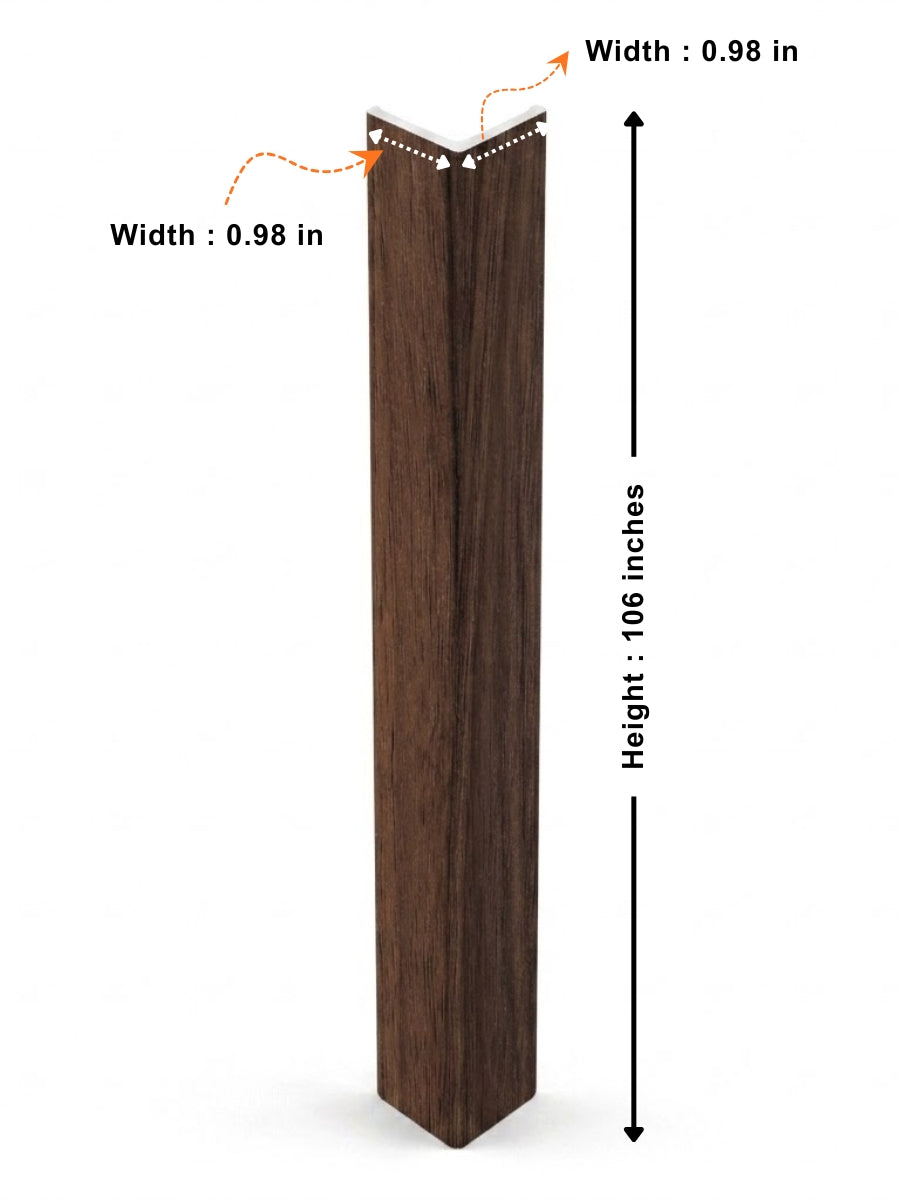 Dark Walnut Oak Trim 106 Inches