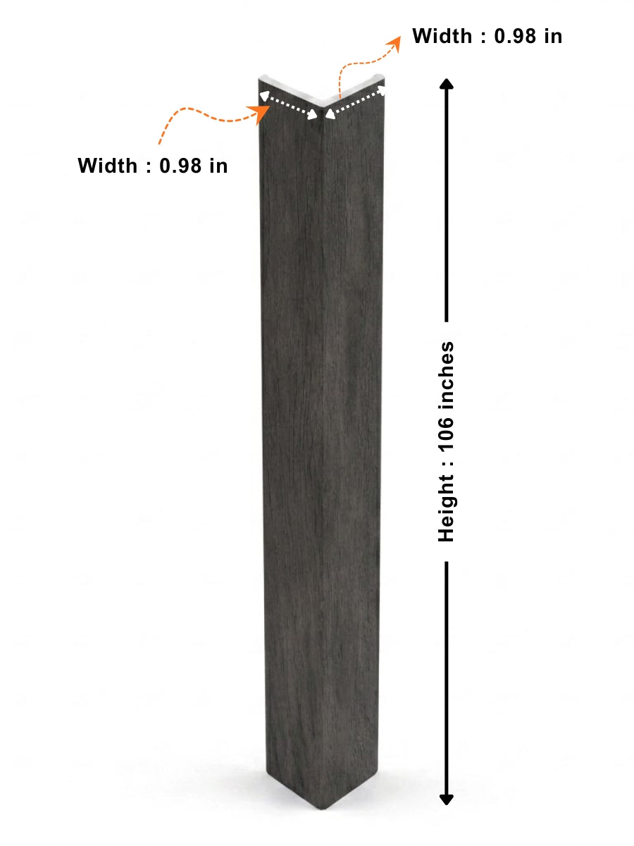 Dark Smoky Oak Trim 106 Inches