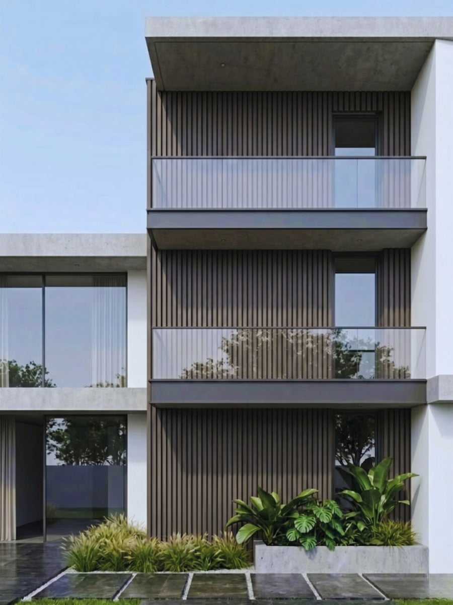 Exterior Accent Wall Cladding Gray