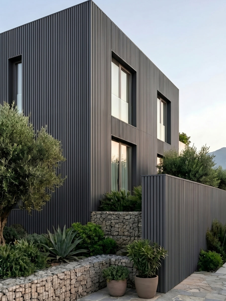 Gray Wood Plastic Composite Panels