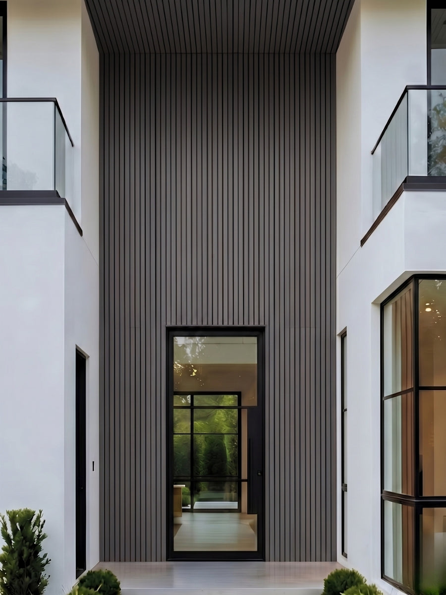 Modern House Gray Wall Cladding