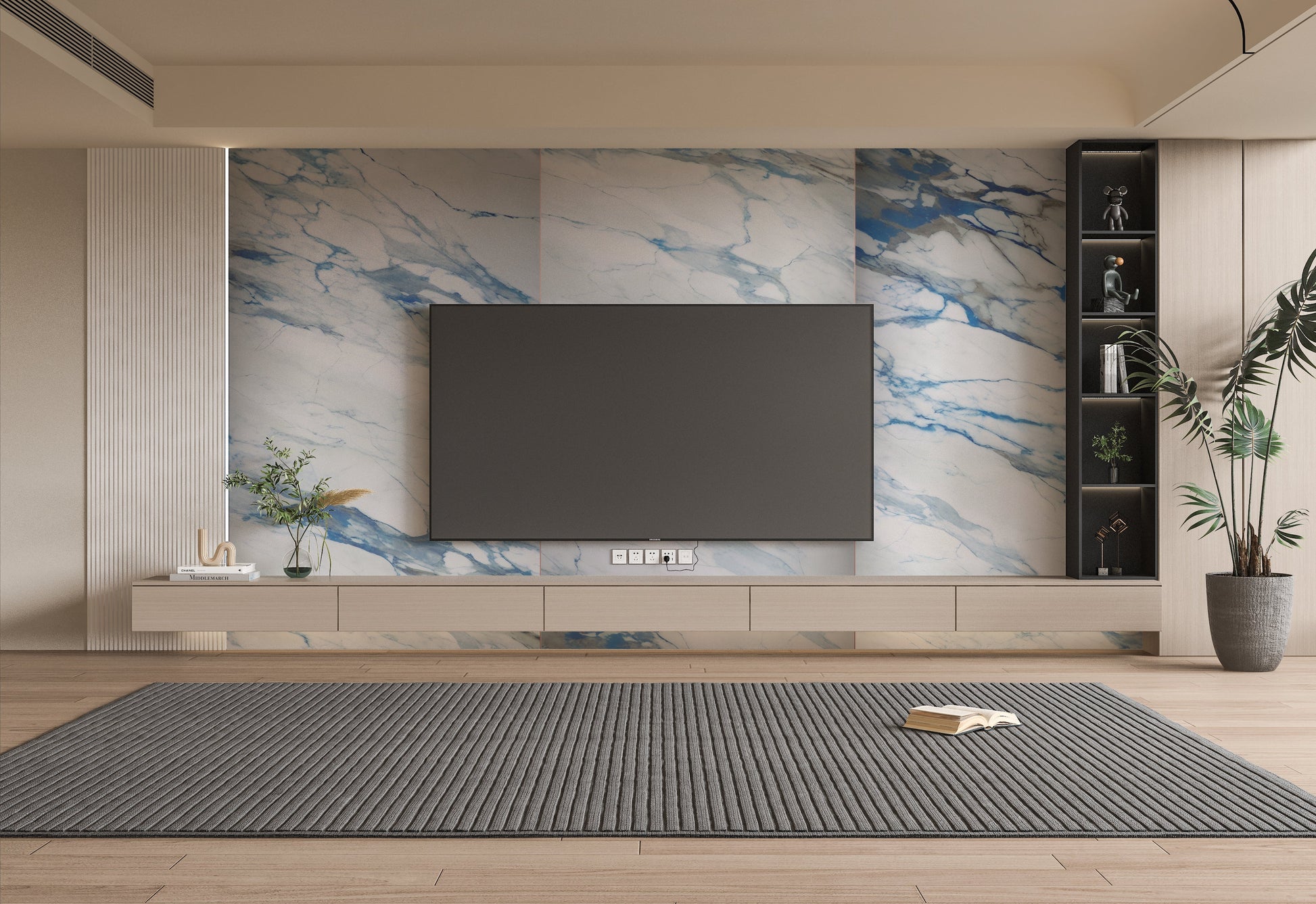 3D Calacatta Azur marble wall panel
Fireproof waterproof PVC wall panel
Large 4x8 ft marble PVC panel
Durable decorative wall cladding