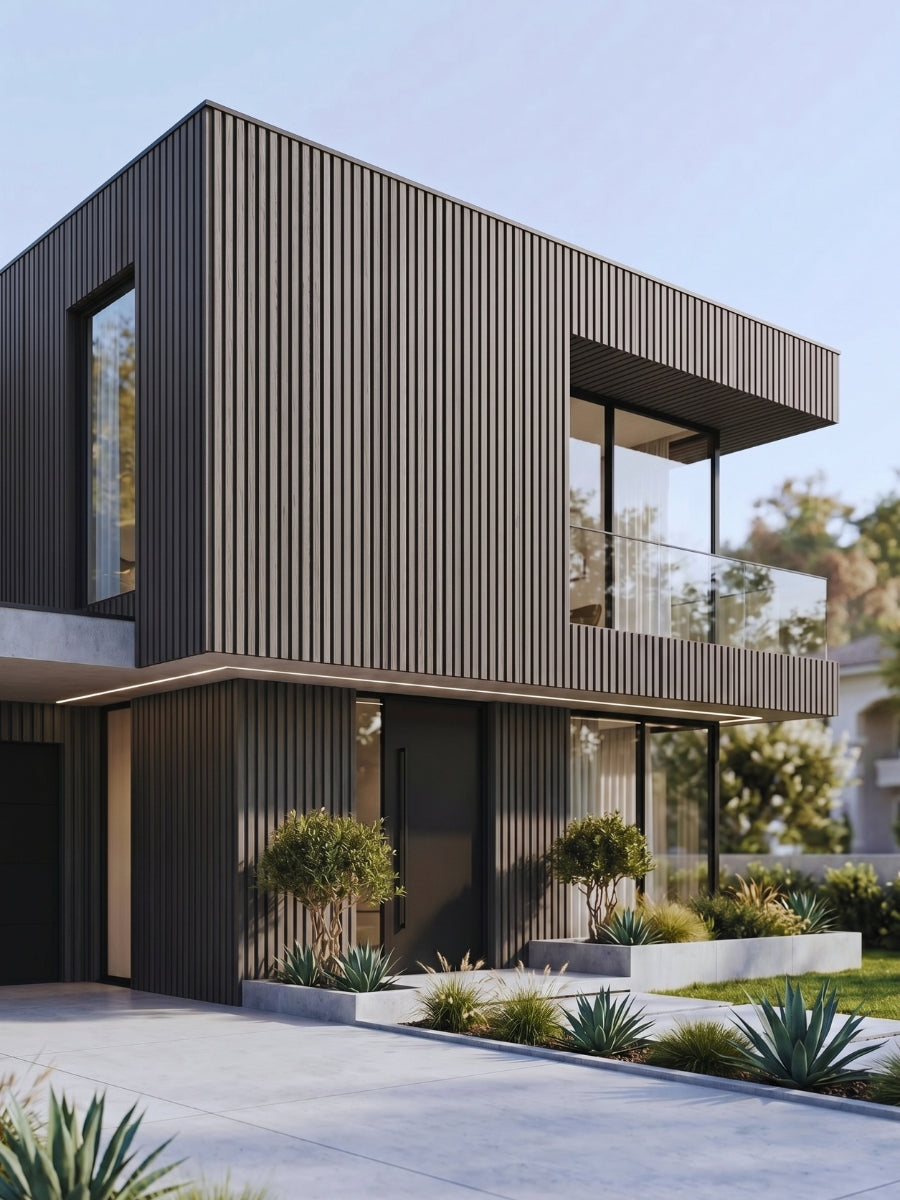 Light Gray WPC Cladding Boards