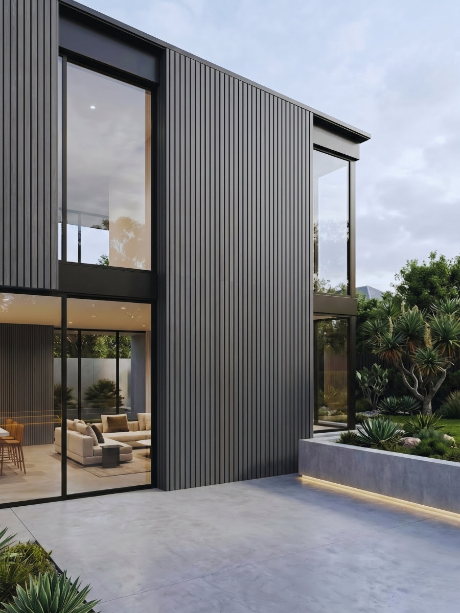Wide Light Gray Composite Boards